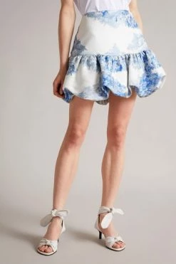 Ted Baker Pl-Blue Efra Puffball Mini Skirt -TED BAKER Sales Store unnamed file 5753