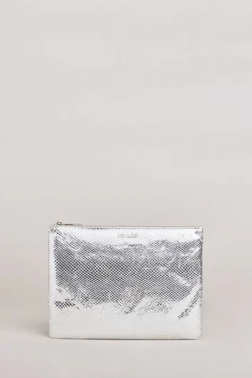 Ted Baker Large Snaksi Silver Snake Detail Pouch 7 Ted Baker Large Snaksi Silver Snake Detail Pouch - Image 5