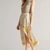 Ted Baker Yellow Rafaele Column Skirt With Curved Asymmetric Panel 1 Ted Baker Yellow Rafaele Column Skirt With Curved Asymmetric Panel -TED BAKER Sales Store unnamed file 5765