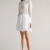 Ted Baker Halvy White Full Mini Skirt 1 Ted Baker Halvy White Full Mini Skirt -TED BAKER Sales Store unnamed file 5771