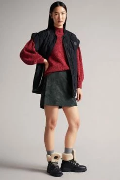 Ted Baker Green Chello Jacquard Mini Skirt -TED BAKER Sales Store unnamed file 5795