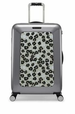 Ted Baker Grey New World Mono Print Medium Suitcase -TED BAKER Sales Store unnamed file 5810