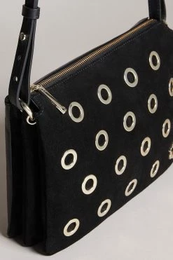 Ted Baker Mayzan Black Eyelet Detail Clutch Bag -TED BAKER Sales Store unnamed file 584