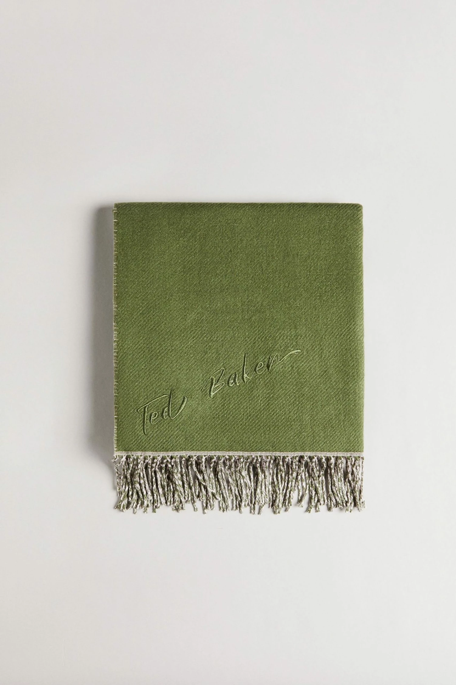 Ted Baker Dk-Green Katy Reversible Woven Scarf 3 Ted Baker Dk-Green Katy Reversible Woven Scarf