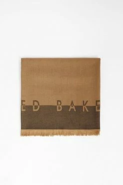 Ted Baker Natural Esteli Logo Long Scarf -TED BAKER Sales Store unnamed file 5871
