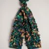 Ted Baker Liyana Black Flirty Texture Floral Scarf -TED BAKER Sales Store unnamed file 5872