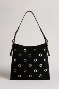 Ted Baker Mayaah Black Eyelet Detail Hobo Bag -TED BAKER Sales Store unnamed file 591