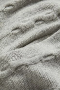 Ted Baker Sallly Mid-Grey Extreme Sleeve Cable Knit Cardigan -TED BAKER Sales Store unnamed file 5913