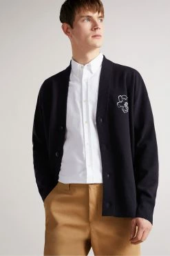 Ted Baker Blue Ditton Knitted Cardigan -TED BAKER Sales Store unnamed file 5919