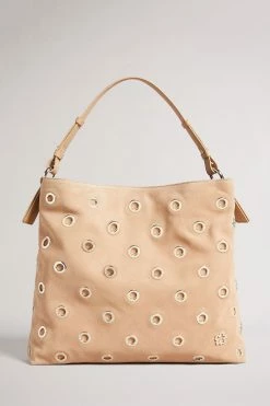Best Seller 17 Ted Baker Meida Camel Eyelet Detail Swag Bag