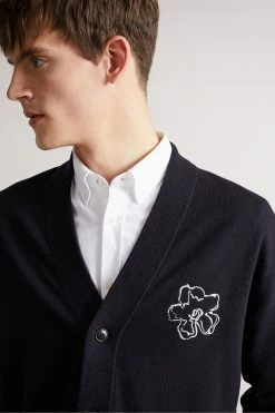 Ted Baker Blue Ditton Knitted Cardigan -TED BAKER Sales Store unnamed file 5920