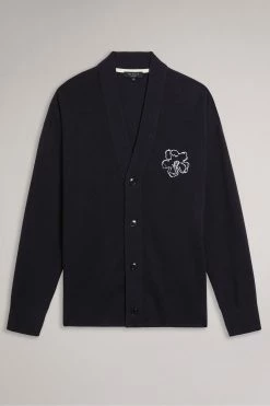 Ted Baker Blue Ditton Knitted Cardigan -TED BAKER Sales Store unnamed file 5923