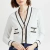 Ted Baker White Flooraa Knitted Cardigan -TED BAKER Sales Store unnamed file 5925