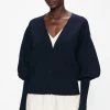 Ted Baker Blue Fioinna Ottoman Detailed Cardigan -TED BAKER Sales Store unnamed file 5933
