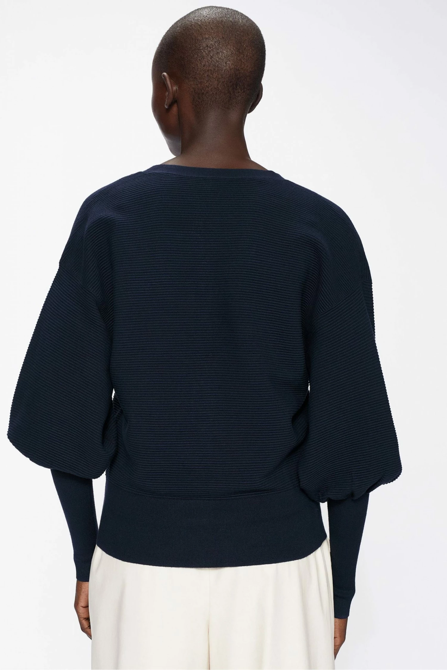 Ted Baker Blue Fioinna Ottoman Detailed Cardigan 4 Ted Baker Blue Fioinna Ottoman Detailed Cardigan - Image 2