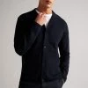 Ted Baker Mens Blue Abbeyrd Miliano Stitch Cardigan 1 Ted Baker Mens Blue Abbeyrd Miliano Stitch Cardigan -TED BAKER Sales Store unnamed file 5939