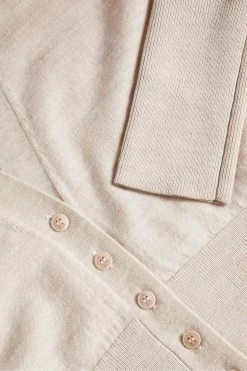 Ted Baker Aiyleen Cream Merino Low V Cardigan -TED BAKER Sales Store unnamed file 5949