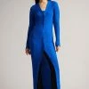 Ted Baker Blue Nardaa Brt-Blue Longline Cardigan -TED BAKER Sales Store unnamed file 5968