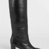 Ted Baker Black Allisan Leather Block Heel Knee Length Boots 2 Ted Baker Black Allisan Leather Block Heel Knee Length Boots -TED BAKER Sales Store unnamed file 5974