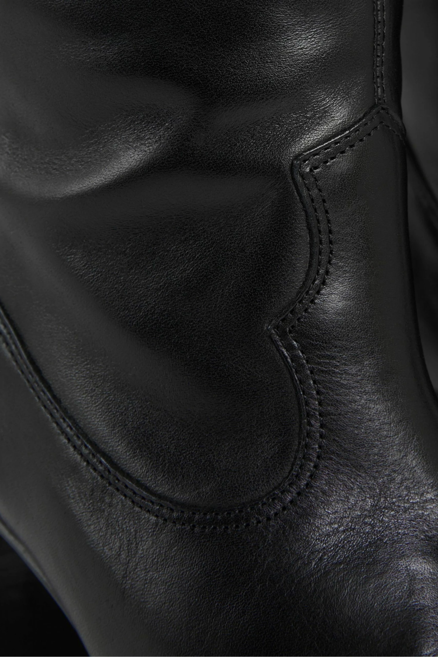 Ted Baker Black Allisan Leather Block Heel Knee Length Boots 4 Ted Baker Black Allisan Leather Block Heel Knee Length Boots - Image 3