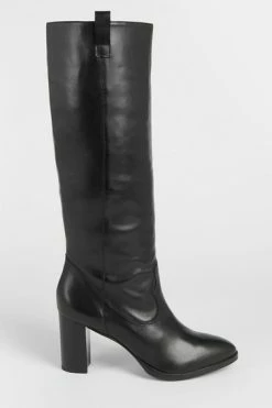 Ted Baker Black Allisan Leather Block Heel Knee Length Boots 10 Ted Baker Black Allisan Leather Block Heel Knee Length Boots -TED BAKER Sales Store unnamed file 5978