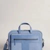 Ted Baker Blue Tyrese Suede T Document Bag -TED BAKER Sales Store unnamed file 598