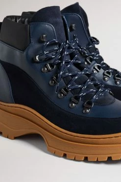 Ted Baker Mens Blue Westonn Chunky Hiker Boots -TED BAKER Sales Store unnamed file 5994