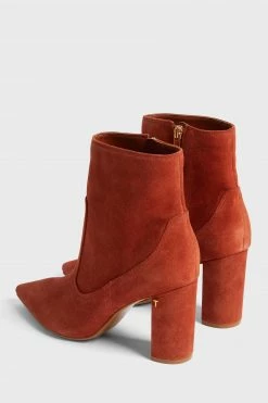 Ted Baker Womens Tan Brown Nyshaa Suede Block Heel Ankle Boots 9 Ted Baker Womens Tan Brown Nyshaa Suede Block Heel Ankle Boots -TED BAKER Sales Store unnamed file 5999