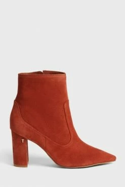 Ted Baker Womens Tan Brown Nyshaa Suede Block Heel Ankle Boots 11 Ted Baker Womens Tan Brown Nyshaa Suede Block Heel Ankle Boots -TED BAKER Sales Store unnamed file 6001