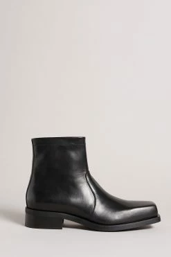 TED BAKER Sales Store 63 Ted Baker Stann Black Square Toe Derby Boots