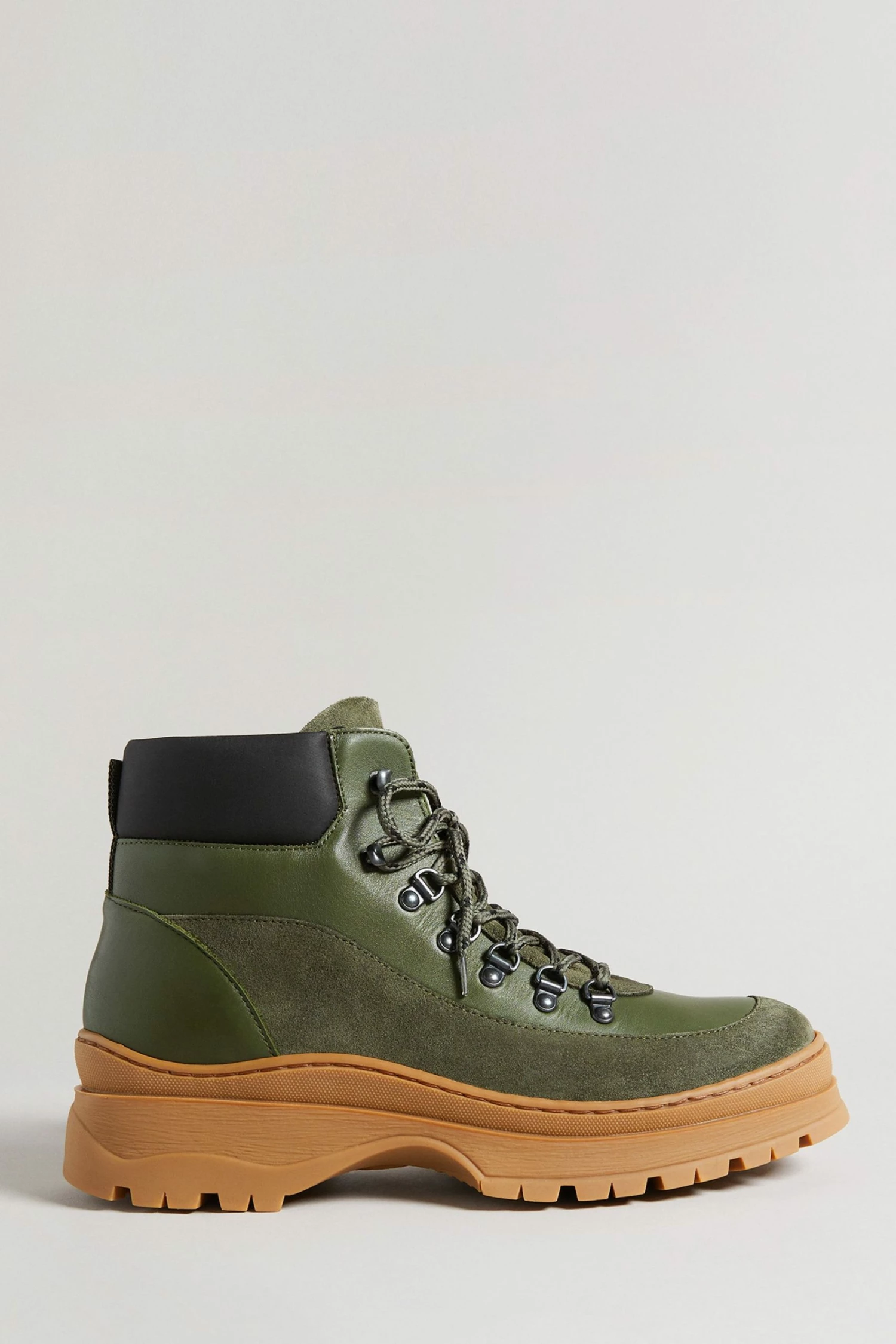 Ted Baker Unisex Westonn Khaki Green Chunky Hiker Boots 2 Ted Baker Unisex Westonn Khaki Green Chunky Hiker Boots