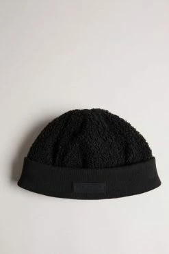 Ted Baker Farin Black Docker Teddy Cap -TED BAKER Sales Store unnamed file 6036