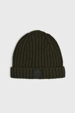 Ted Baker Green Tolton Rib Beanie Hat -TED BAKER Sales Store unnamed file 6060