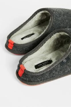 Ted Baker Simonn Grey Felt Mulet Sole Slippers -TED BAKER Sales Store unnamed file 6086