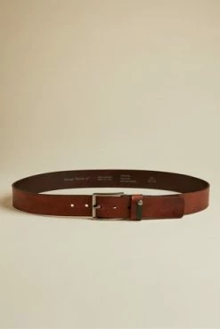 Ted Baker Brown Keepsak Contrast Keeper Leather Belt -TED BAKER Sales Store unnamed file 6109