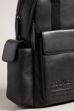 Ted Baker Mens Black Kailen Branded Leather Backpack Bag 10 Ted Baker Mens Black Kailen Branded Leather Backpack Bag -TED BAKER Sales Store unnamed file 611
