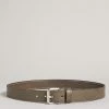 Ted Baker Turnr Grey Stitched Leather Belt -TED BAKER Sales Store unnamed file 6126