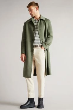 Ted Baker Turnr Grey Stitched Leather Belt -TED BAKER Sales Store unnamed file 6129