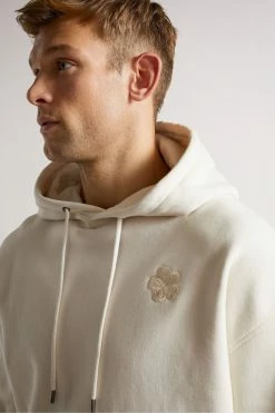 Ted Baker Lavery Natural Heavyweight Relaxed Fit Hoodie -TED BAKER Sales Store unnamed file 6146
