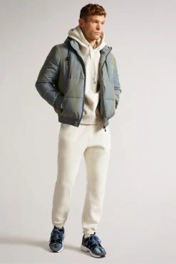 Ted Baker Lavery Natural Heavyweight Relaxed Fit Hoodie -TED BAKER Sales Store unnamed file 6147