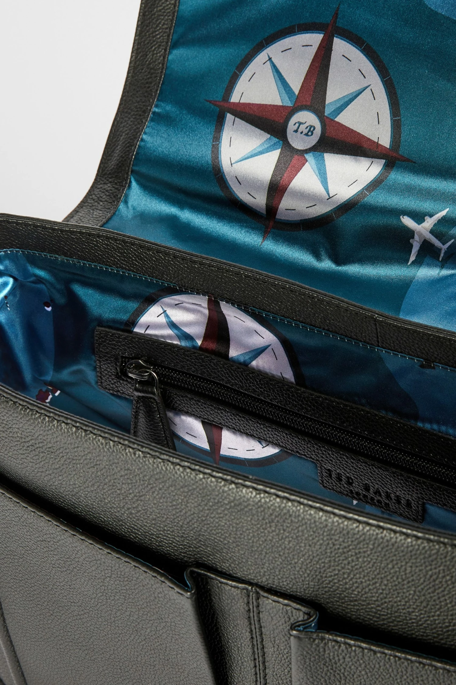 Ted Baker Castlin Black Leather Satchel 7 Ted Baker Castlin Black Leather Satchel - Image 5