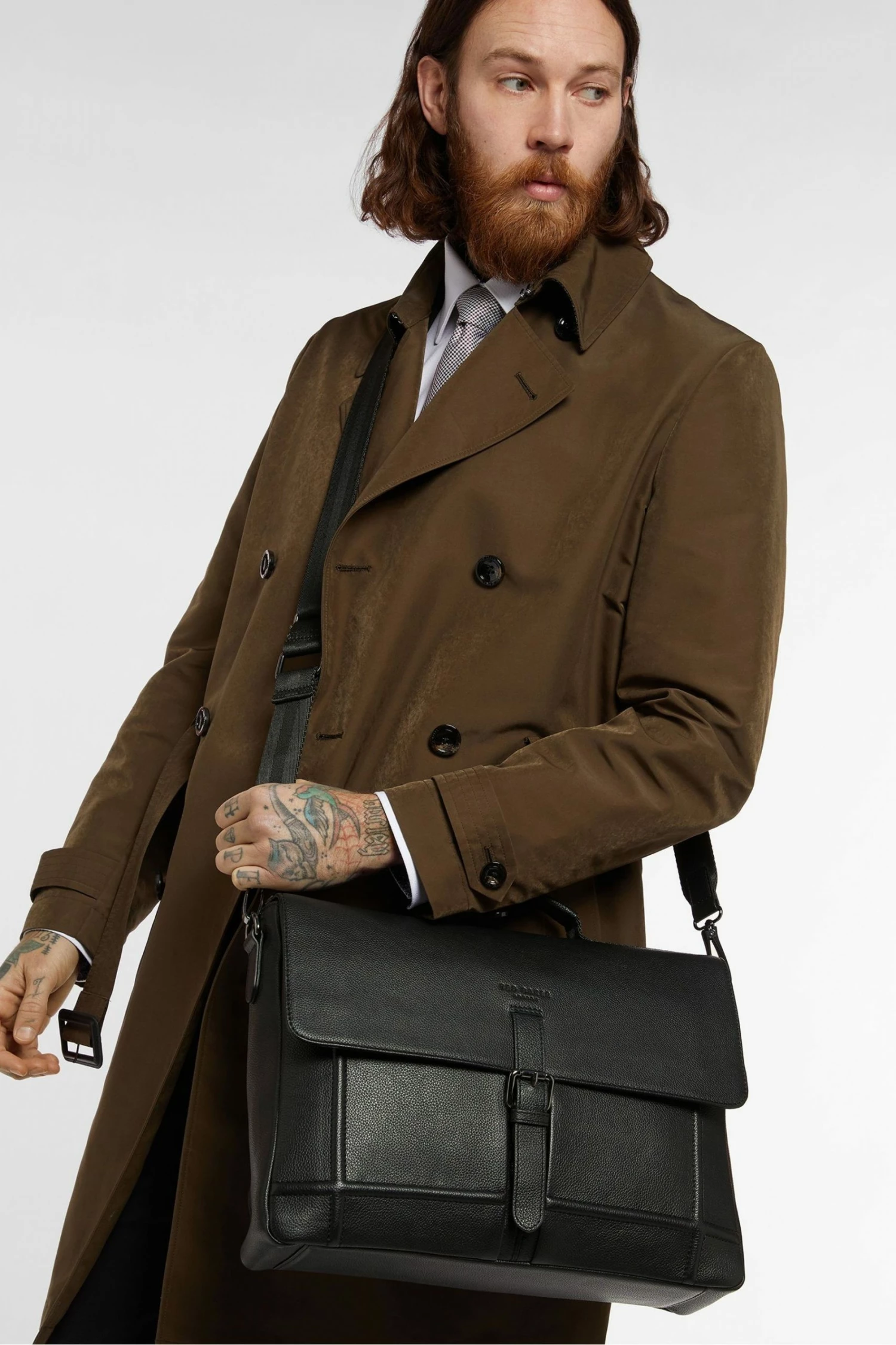 Ted Baker Castlin Black Leather Satchel 8 Ted Baker Castlin Black Leather Satchel - Image 6