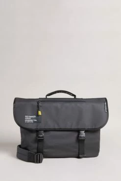 Ted Baker Strole Black Rubberised Satchel Bag -TED BAKER Sales Store unnamed file 633