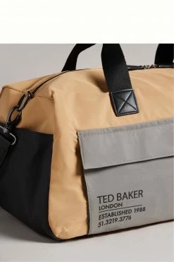 Ted Baker Tan Fedwick Colour Block Holdall Bag -TED BAKER Sales Store unnamed file 641