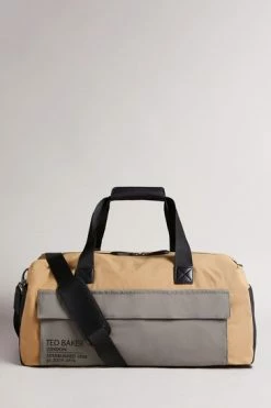 Ted Baker Tan Fedwick Colour Block Holdall Bag -TED BAKER Sales Store unnamed file 643