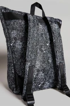 Ted Baker Karev Black Scribble Printed Nylon Backpack -TED BAKER Sales Store unnamed file 645