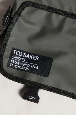 Ted Baker Mens Green Running Rubberised Crossbody Bag -TED BAKER Sales Store unnamed file 680