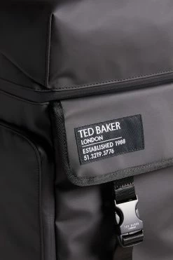 Ted Baker Walks Black Rubberised Zip Top Backpack -TED BAKER Sales Store unnamed file 708