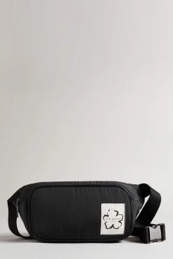 Ted Baker Cayaan Black Nylon Belt Bag