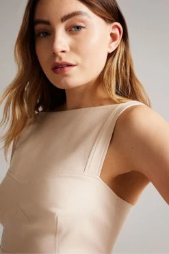 Ted Baker Klarika Pink Midi Length Bodycon Dress 10 Ted Baker Klarika Pink Midi Length Bodycon Dress -TED BAKER Sales Store unnamed file 779